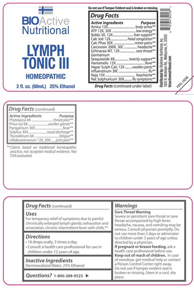 Lymph Tonic Iii (Bani0058 Lymph Tonic Iii 3 18 25)